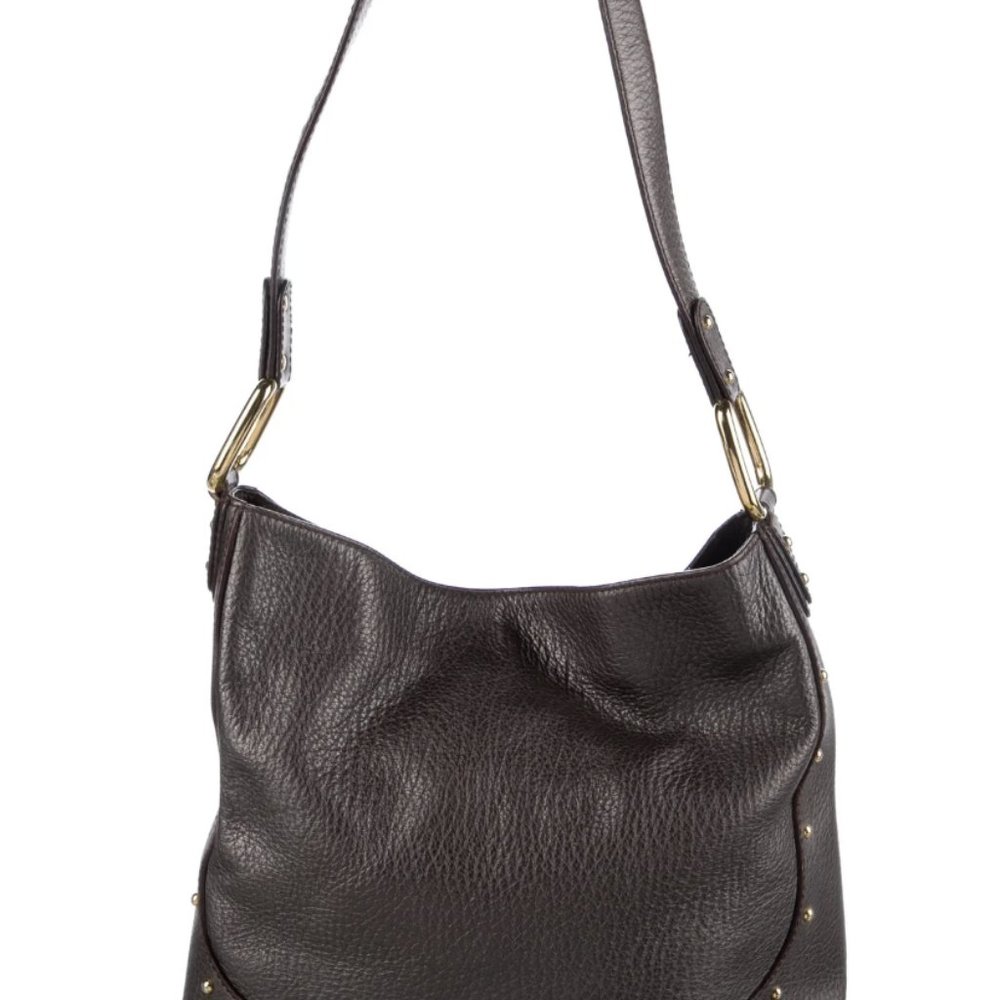 DOLCE & GABBANA Studded Leather Hobo